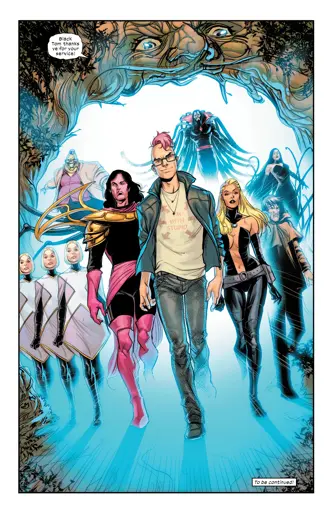 Omega wearing appropriate shirt when exiting with all the Krakoan telepaths